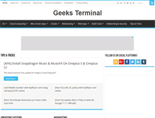 Tablet Screenshot of geeksterminal.com